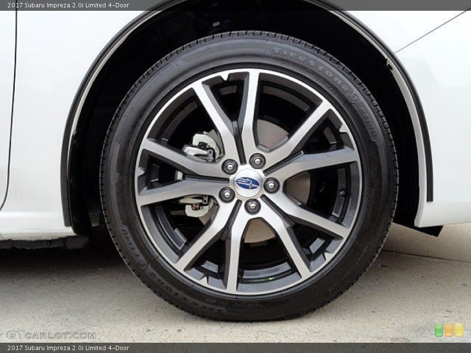 2017 Subaru Impreza 2.0i Limited 4-Door Wheel and Tire Photo #118882684