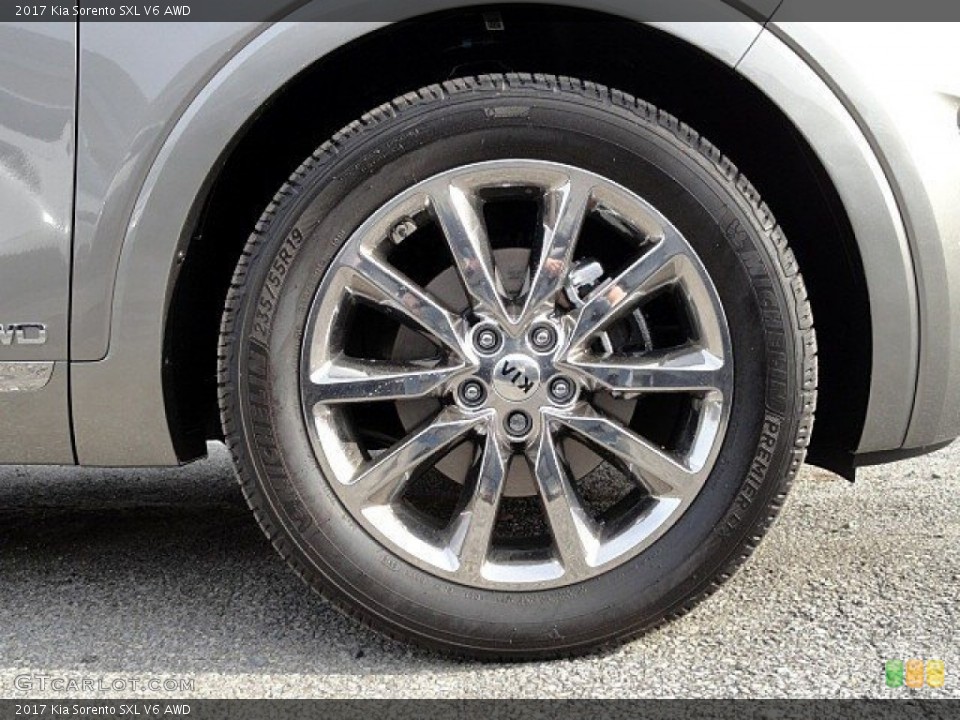 2017 Kia Sorento SXL V6 AWD Wheel and Tire Photo #118888432