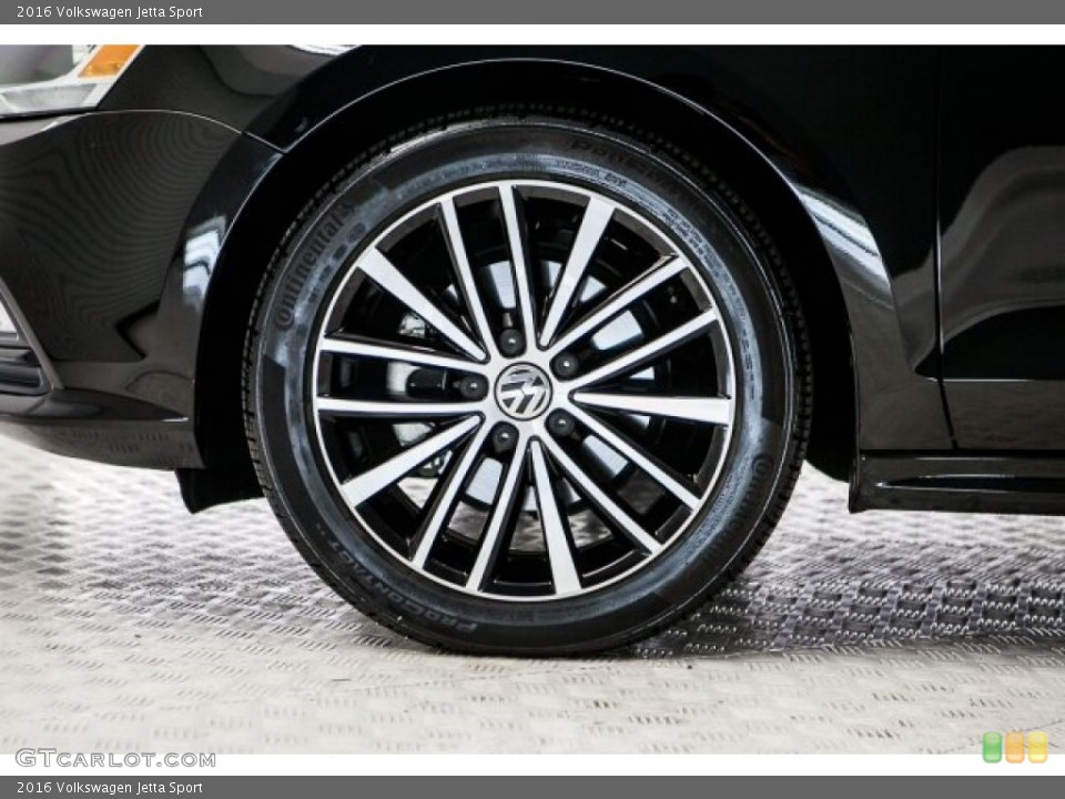 2016 Volkswagen Jetta Sport Wheel and Tire Photo #118893616