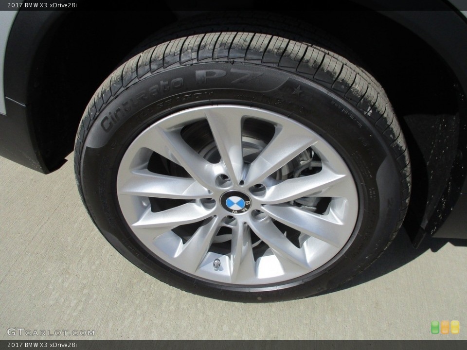 2017 BMW X3 xDrive28i Wheel and Tire Photo #118902086