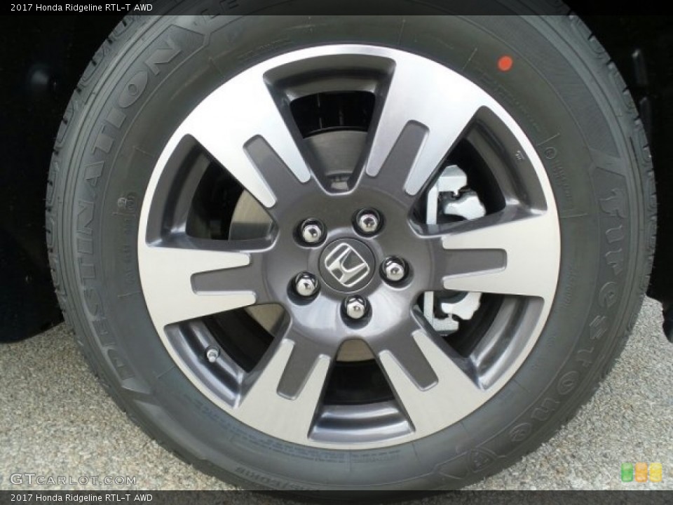 2017 Honda Ridgeline RTL-T AWD Wheel and Tire Photo #118913389