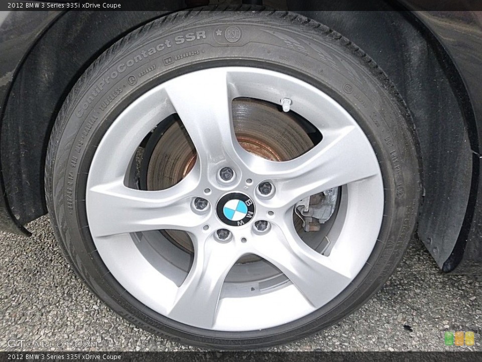 2012 BMW 3 Series 335i xDrive Coupe Wheel and Tire Photo #118914539