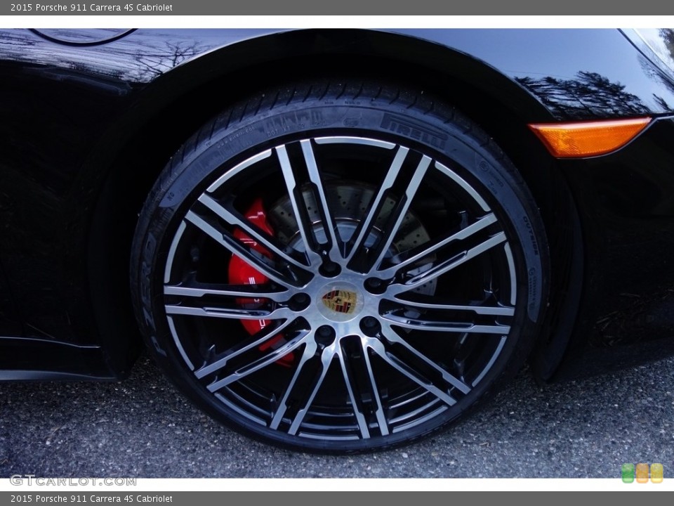 2015 Porsche 911 Carrera 4S Cabriolet Wheel and Tire Photo #118917548