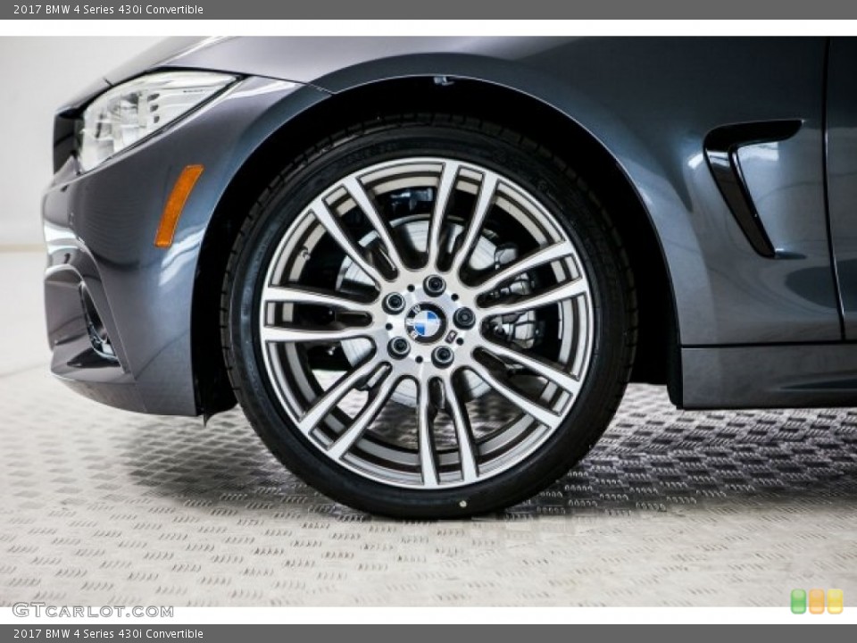 2017 BMW 4 Series 430i Convertible Wheel and Tire Photo #118923338
