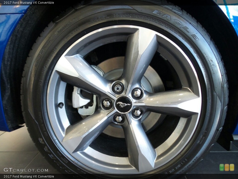 2017 Ford Mustang V6 Convertible Wheel and Tire Photo #118926689
