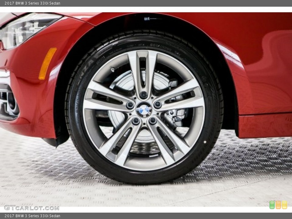2017 BMW 3 Series 330i Sedan Wheel and Tire Photo #118940179