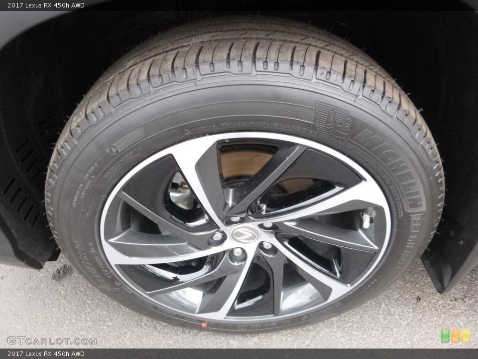 2017 Lexus RX 450h AWD Wheel and Tire Photo #118961960
