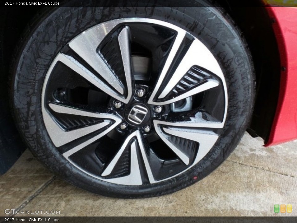 2017 Honda Civic EX-L Coupe Wheel and Tire Photo #118968383