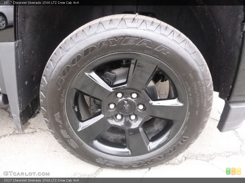2017 Chevrolet Silverado 1500 LTZ Crew Cab 4x4 Wheel and Tire Photo #118973031