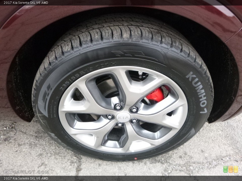 2017 Kia Sorento SXL V6 AWD Wheel and Tire Photo #118975919