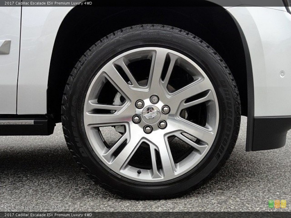 2017 Cadillac Escalade ESV Premium Luxury 4WD Wheel and Tire Photo #118999458