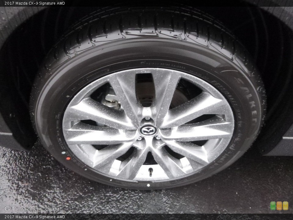 2017 Mazda CX-9 Signature AWD Wheel and Tire Photo #119009493