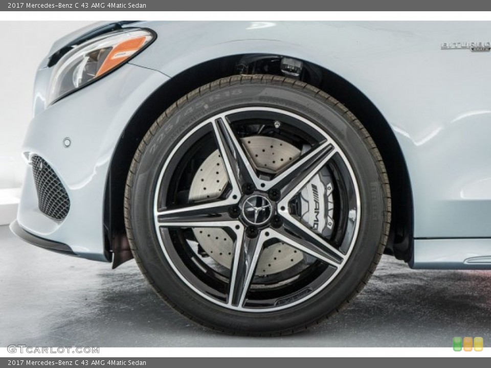 2017 Mercedes-Benz C 43 AMG 4Matic Sedan Wheel and Tire Photo #119036511