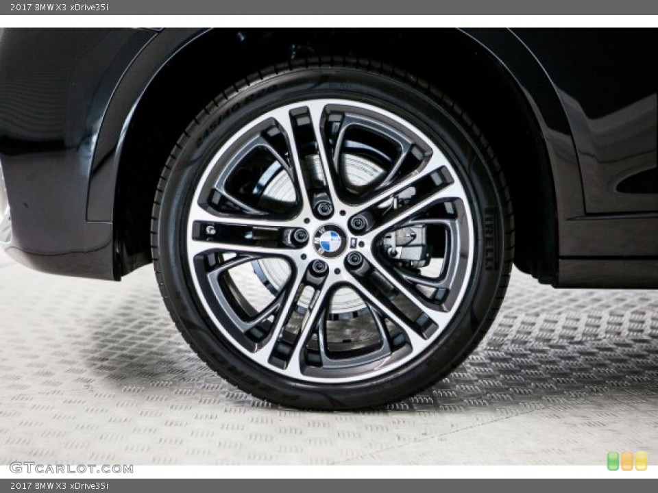 2017 BMW X3 xDrive35i Wheel and Tire Photo #119052887