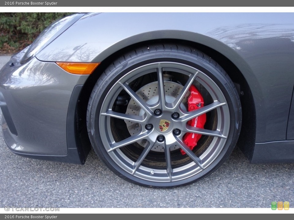 2016 Porsche Boxster Spyder Wheel and Tire Photo #119059856