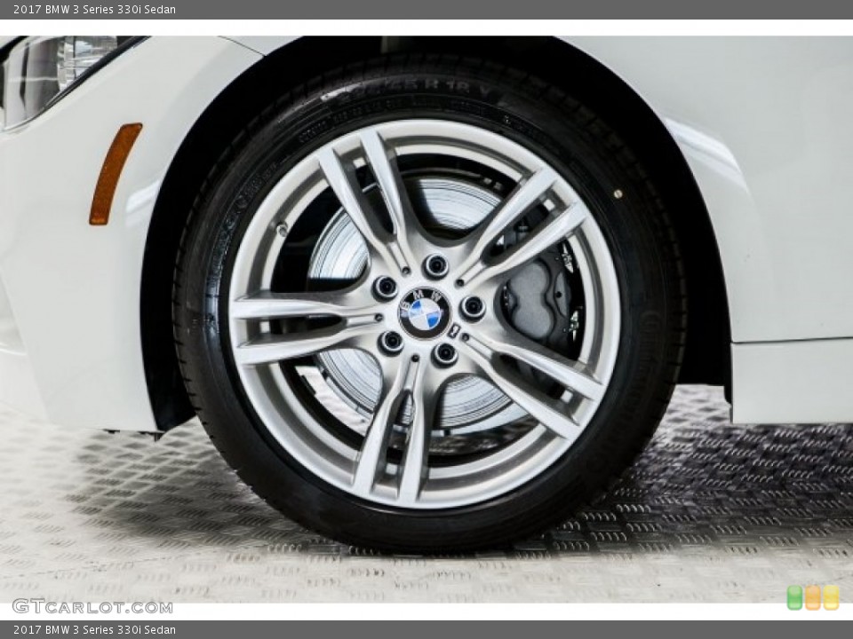 2017 BMW 3 Series 330i Sedan Wheel and Tire Photo #119075138