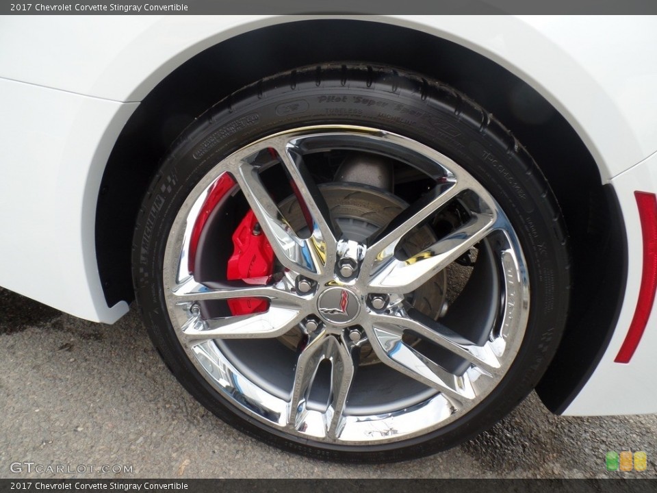 2017 Chevrolet Corvette Stingray Convertible Wheel and Tire Photo #119102704