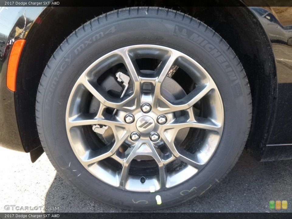 2017 Dodge Charger SXT AWD Wheel and Tire Photo #119141611