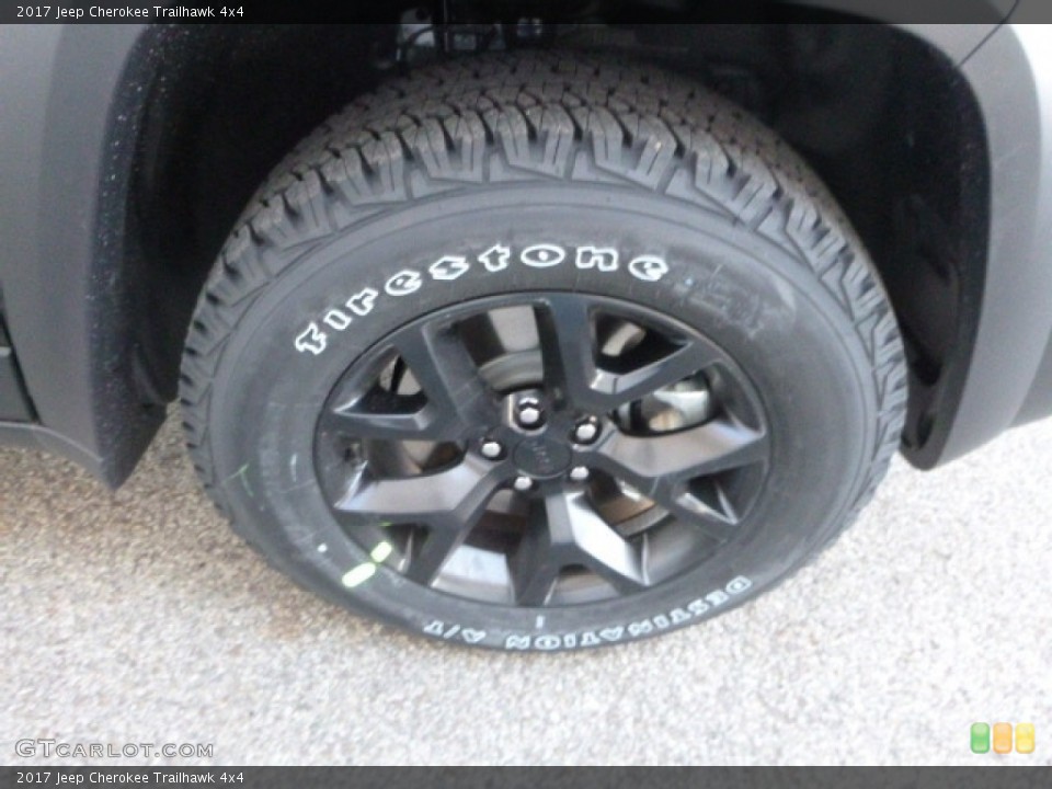 2017 Jeep Cherokee Trailhawk 4x4 Wheel and Tire Photo #119162171