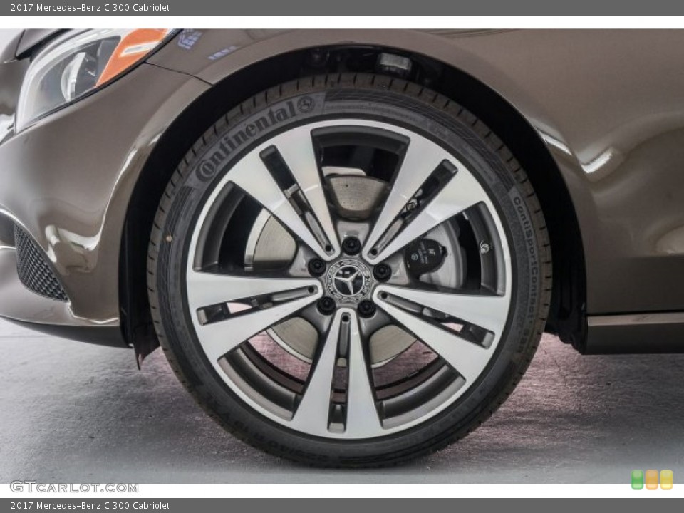 2017 Mercedes-Benz C 300 Cabriolet Wheel and Tire Photo #119197399