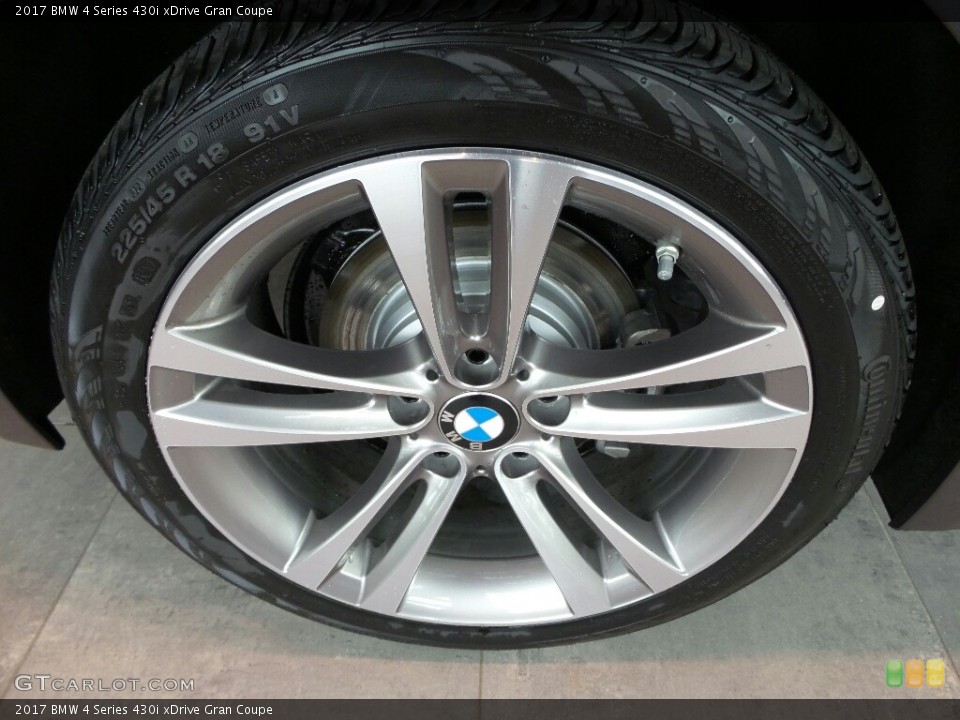 2017 BMW 4 Series 430i xDrive Gran Coupe Wheel and Tire Photo #119212198
