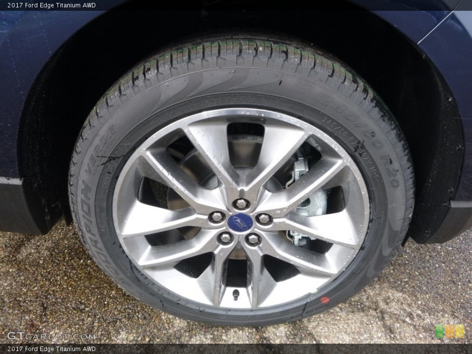 2017 Ford Edge Titanium AWD Wheel and Tire Photo #119214196