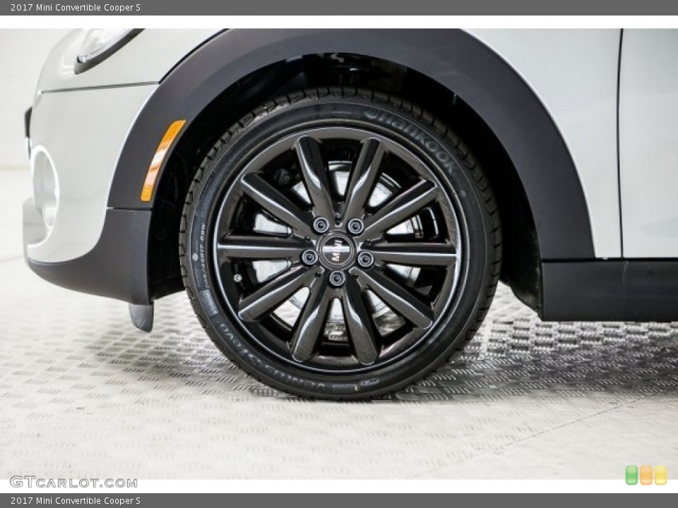 2017 Mini Convertible Cooper S Wheel and Tire Photo #119216500