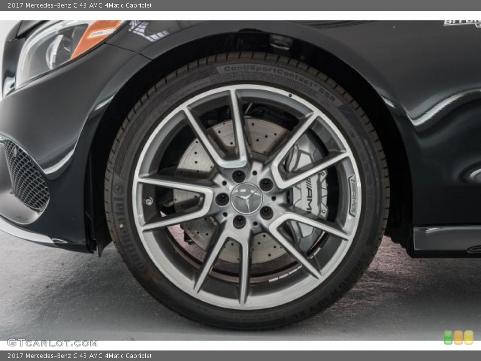 2017 Mercedes-Benz C 43 AMG 4Matic Cabriolet Wheel and Tire Photo #119222155