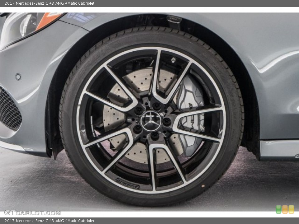 2017 Mercedes-Benz C 43 AMG 4Matic Cabriolet Wheel and Tire Photo #119270430