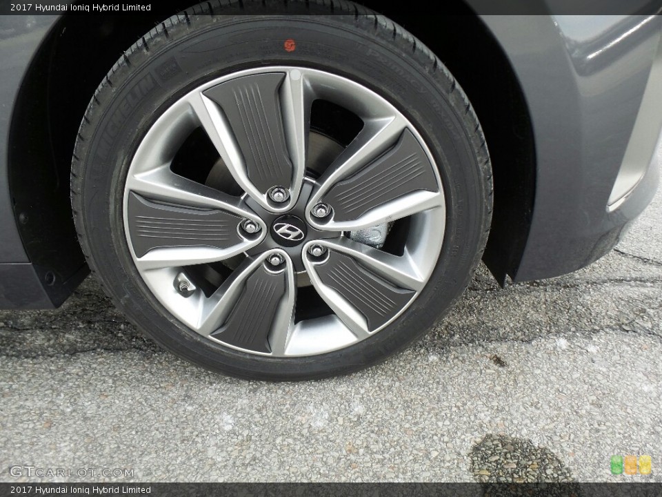2017 Hyundai Ioniq Hybrid Limited Wheel and Tire Photo #119303072