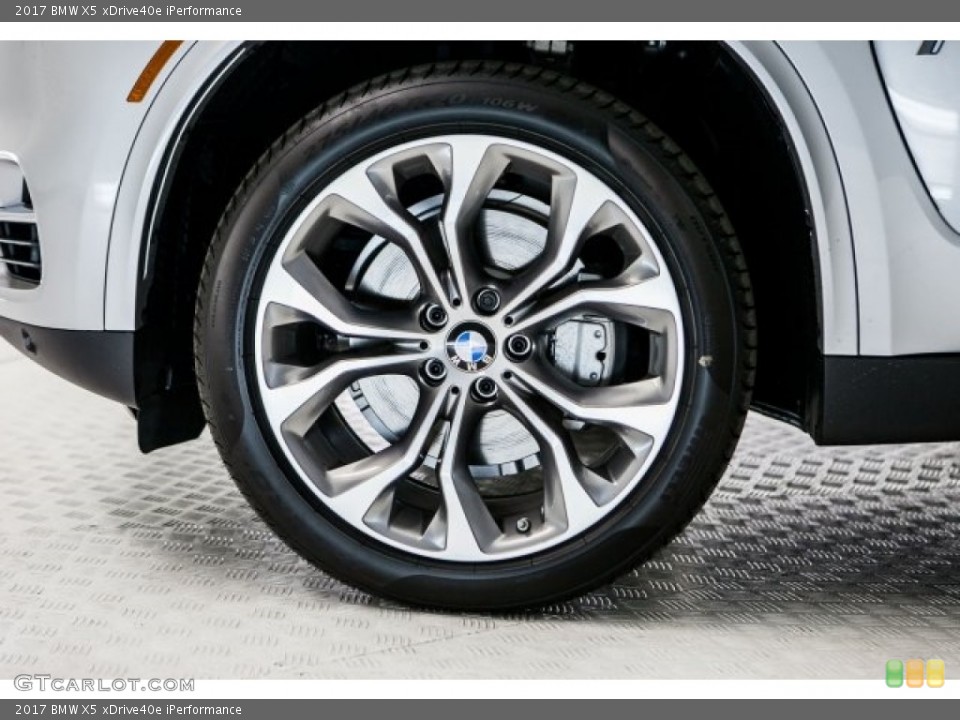 2017 BMW X5 xDrive40e iPerformance Wheel and Tire Photo #119318300