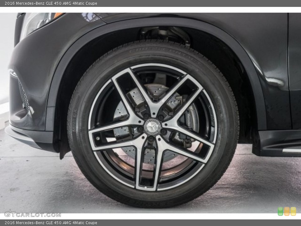 2016 Mercedes-Benz GLE 450 AMG 4Matic Coupe Wheel and Tire Photo #119331169