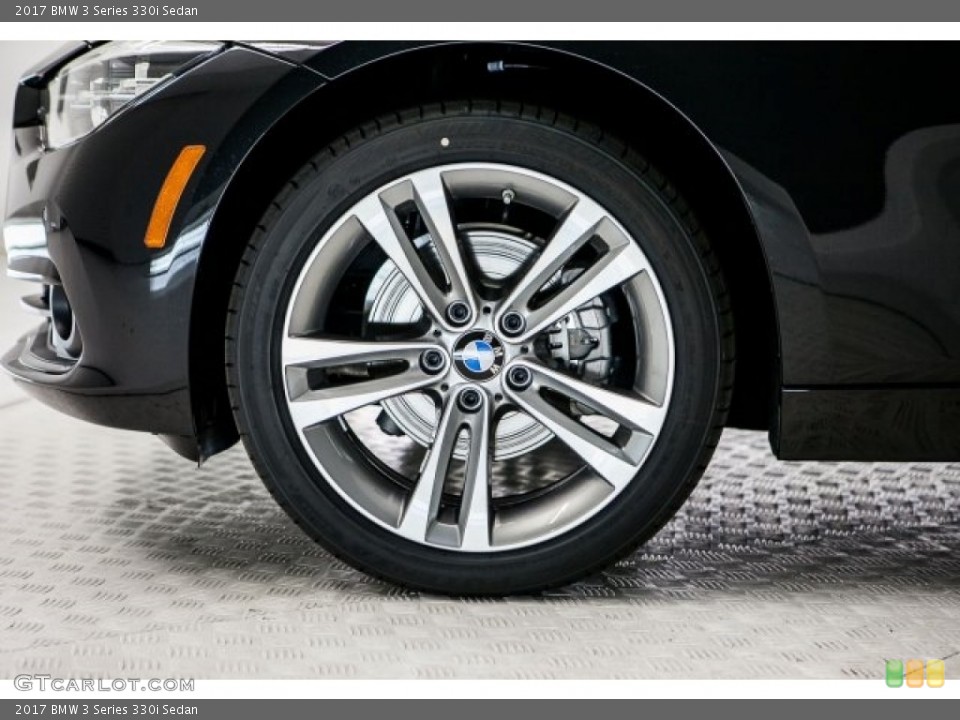 2017 BMW 3 Series 330i Sedan Wheel and Tire Photo #119332444