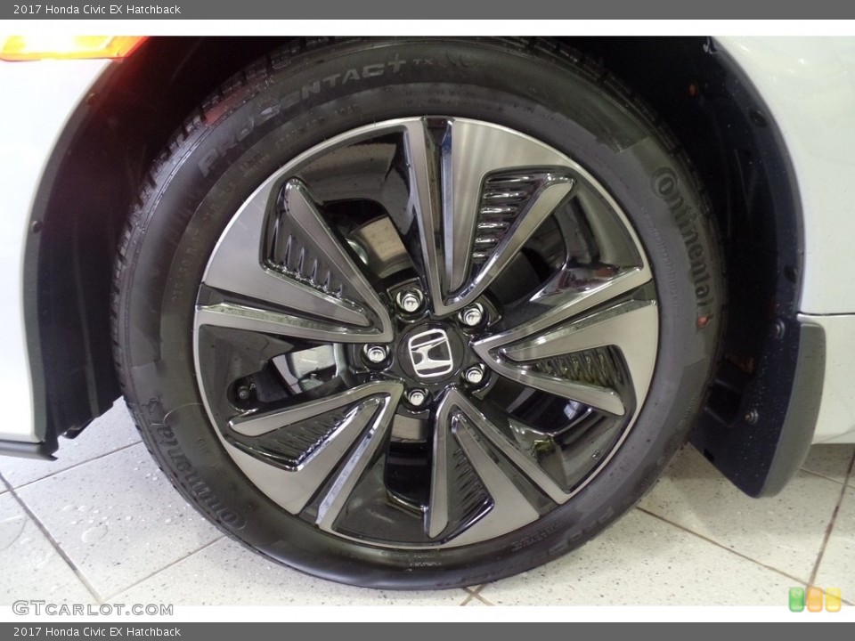 2017 Honda Civic EX Hatchback Wheel and Tire Photo #119351991