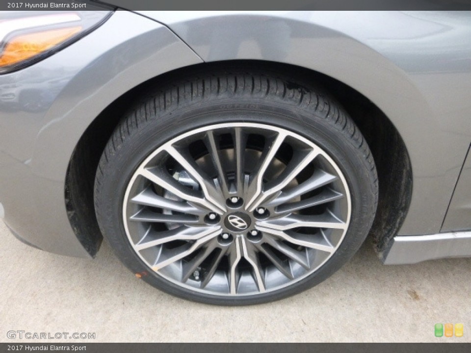 2017 Hyundai Elantra Sport Wheel and Tire Photo #119354121