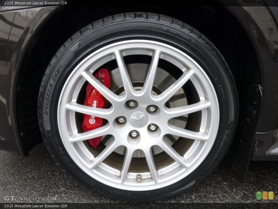 2015 Mitsubishi Lancer Evolution GSR Wheel and Tire Photo #119380366