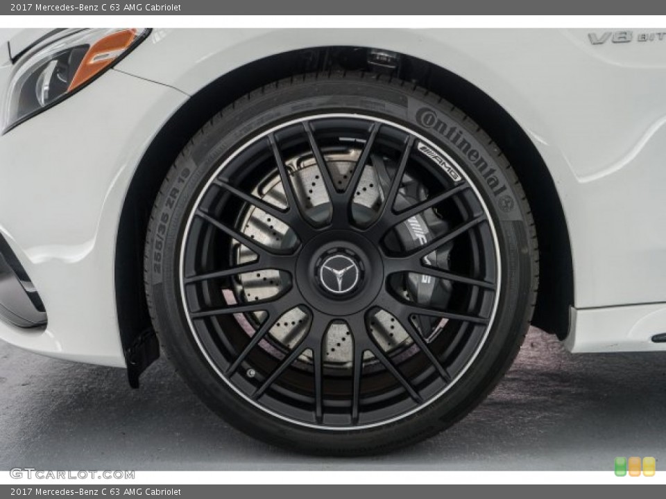 2017 Mercedes-Benz C 63 AMG Cabriolet Wheel and Tire Photo #119385890
