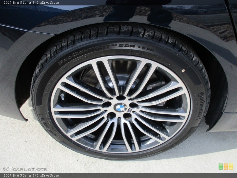 2017 BMW 5 Series 540i xDrive Sedan Wheel and Tire Photo #119438169