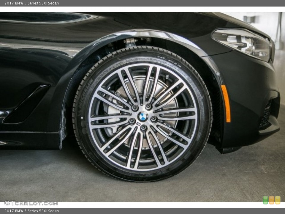 2017 BMW 5 Series 530i Sedan Wheel and Tire Photo #119453319