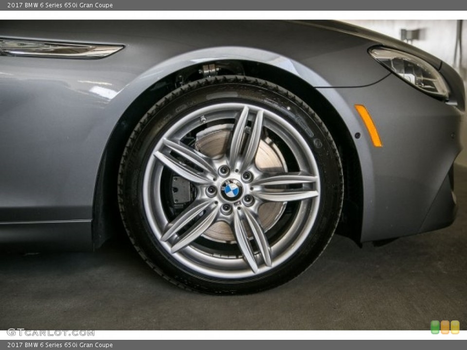 2017 BMW 6 Series 650i Gran Coupe Wheel and Tire Photo #119453730