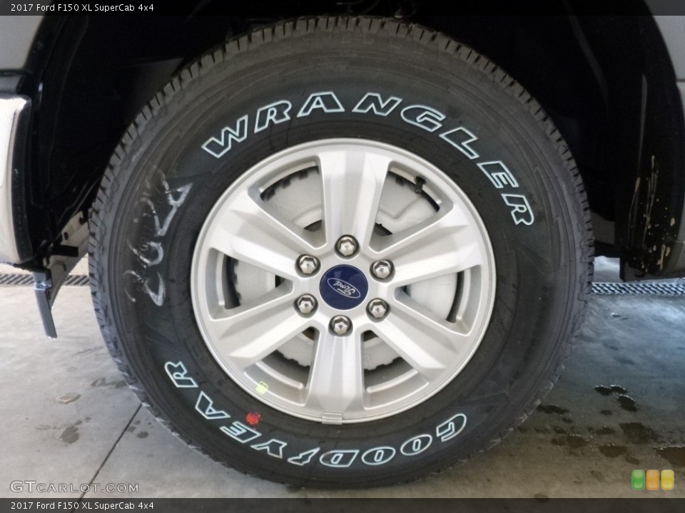 2017 Ford F150 XL SuperCab 4x4 Wheel and Tire Photo #119484428