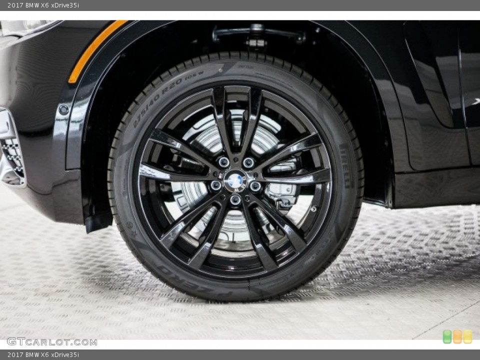 2017 BMW X6 xDrive35i Wheel and Tire Photo #119532601