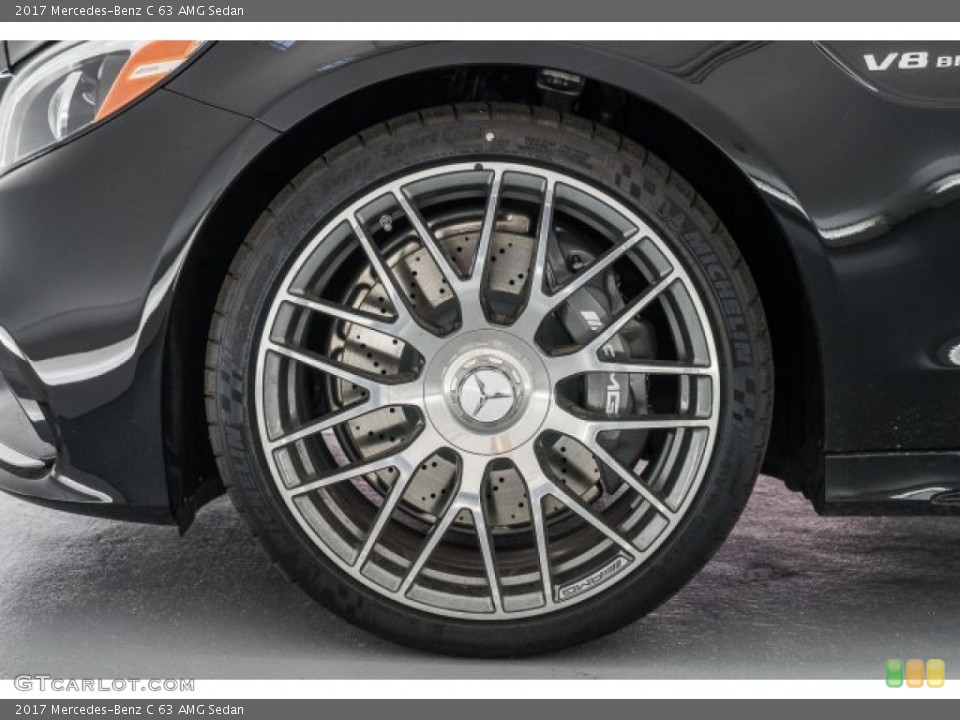 2017 Mercedes-Benz C 63 AMG Sedan Wheel and Tire Photo #119560751