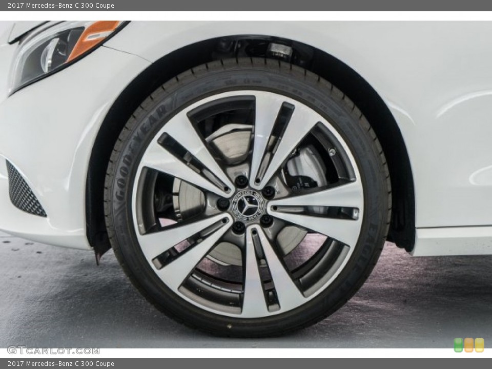 2017 Mercedes-Benz C 300 Coupe Wheel and Tire Photo #119565687