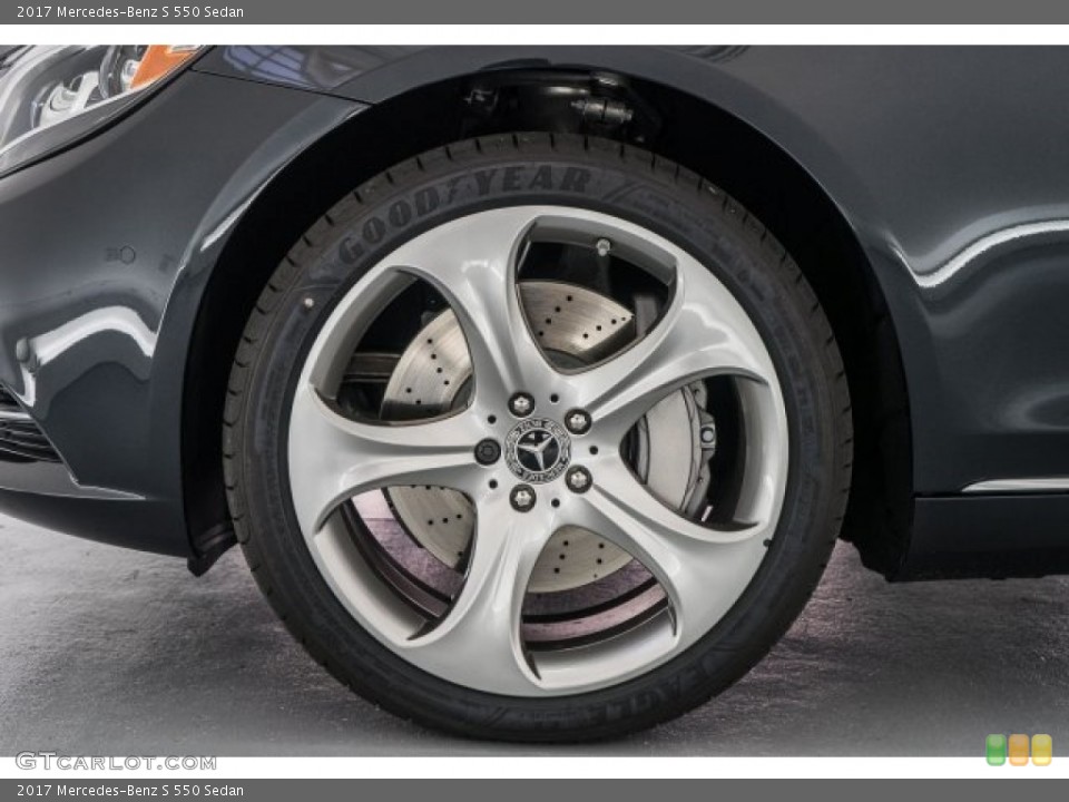 2017 Mercedes-Benz S 550 Sedan Wheel and Tire Photo #119566521