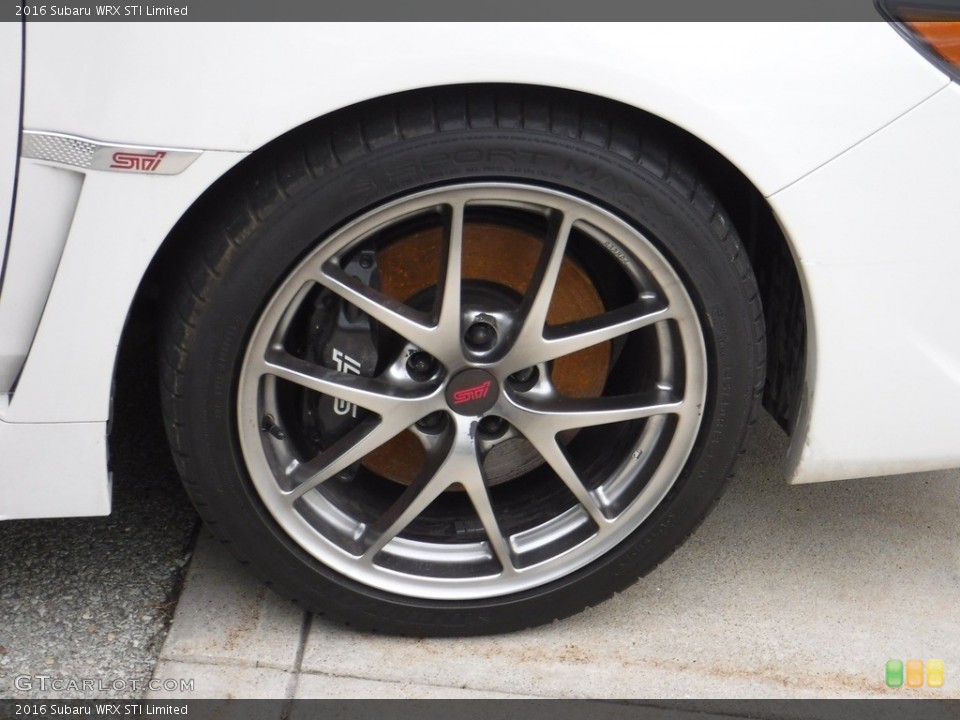 2016 Subaru WRX STI Limited Wheel and Tire Photo #119571603