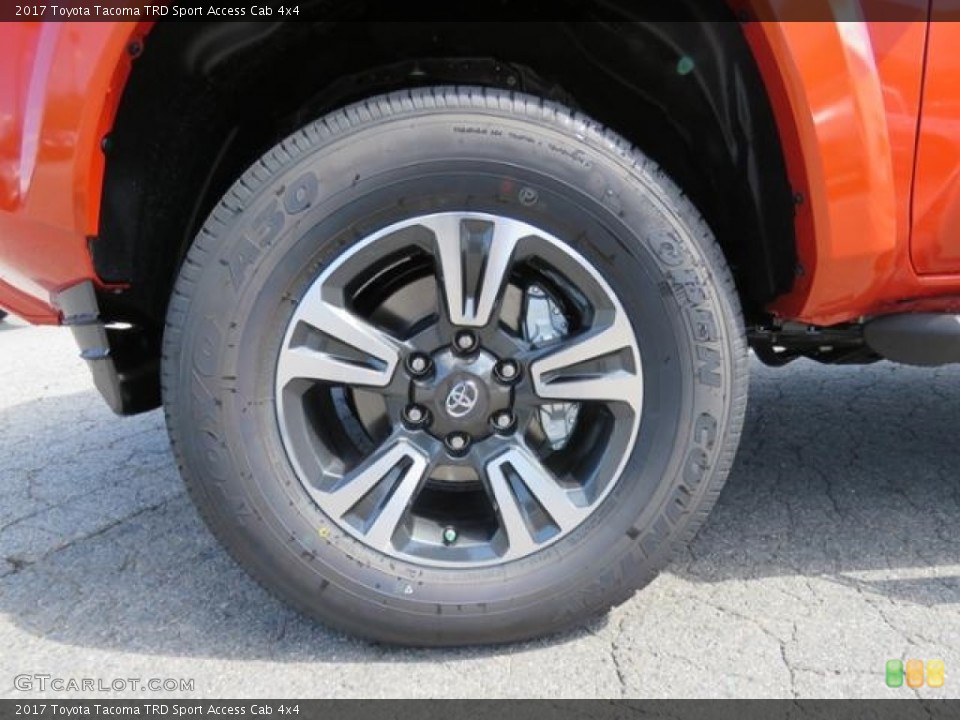 2017 Toyota Tacoma TRD Sport Access Cab 4x4 Wheel and Tire Photo #119574102
