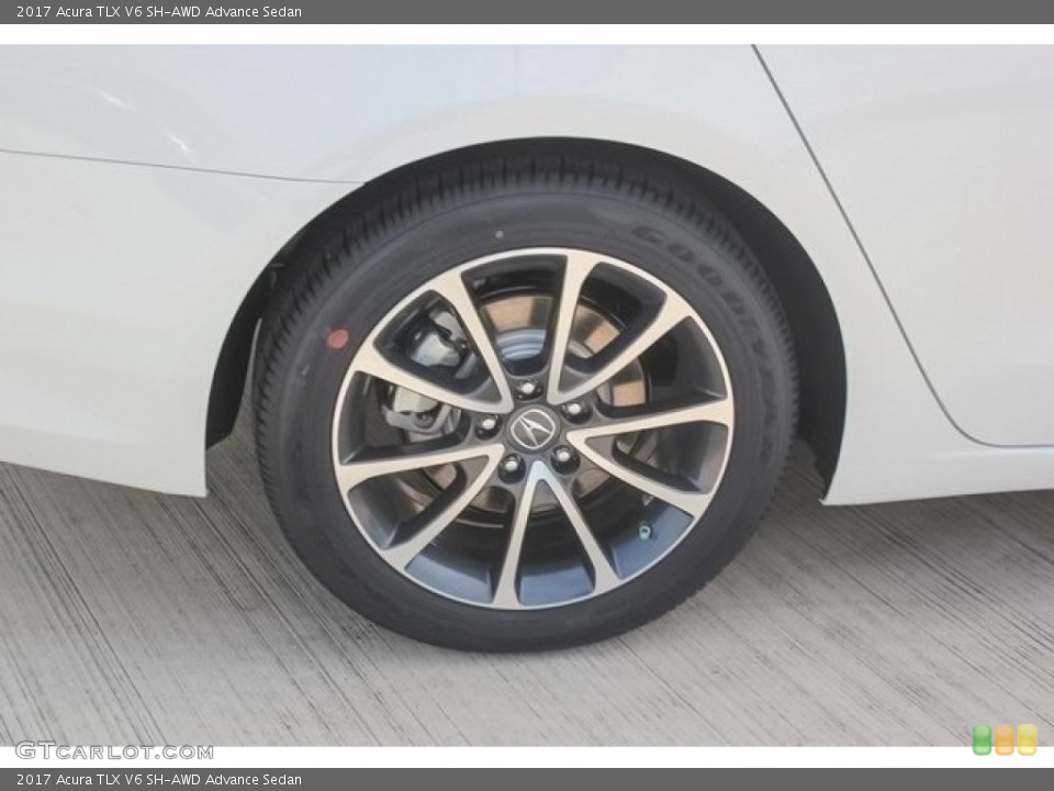 2017 Acura TLX V6 SH-AWD Advance Sedan Wheel and Tire Photo #119577468