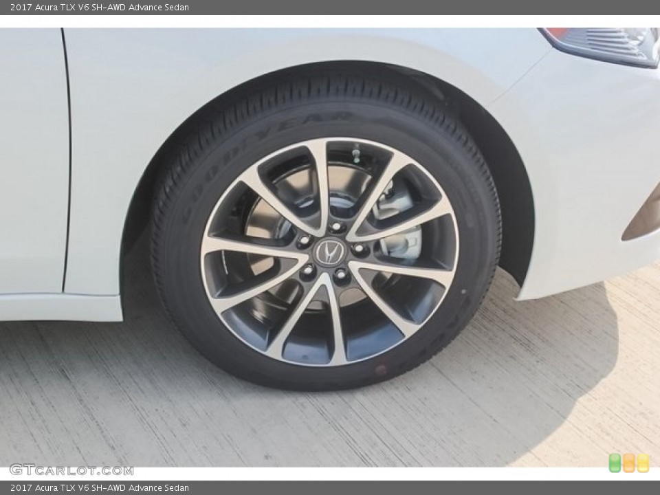 2017 Acura TLX V6 SH-AWD Advance Sedan Wheel and Tire Photo #119577492