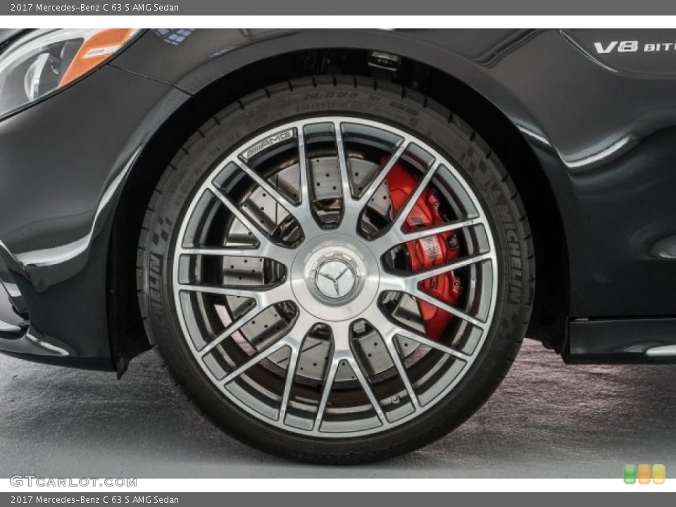 2017 Mercedes-Benz C 63 S AMG Sedan Wheel and Tire Photo #119580621